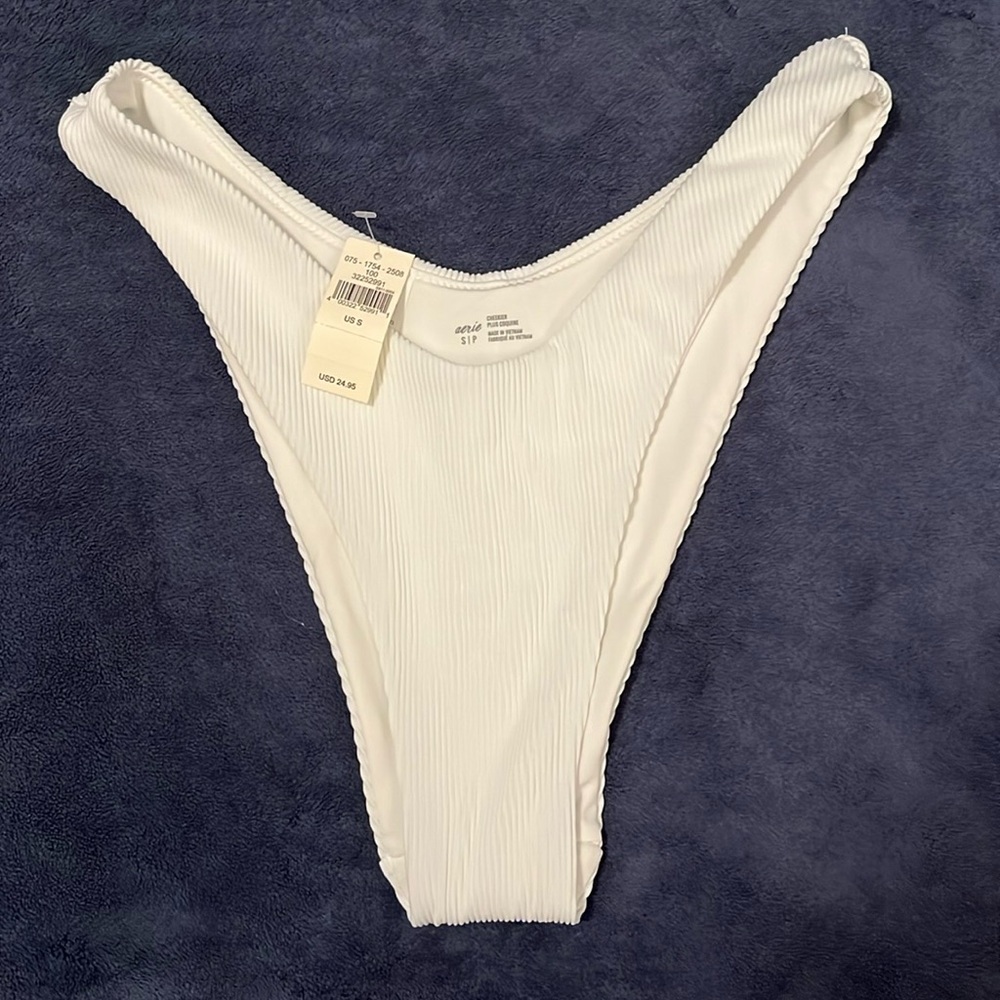 NWT Aerie Cheeky Ribbed Bikini Bottoms